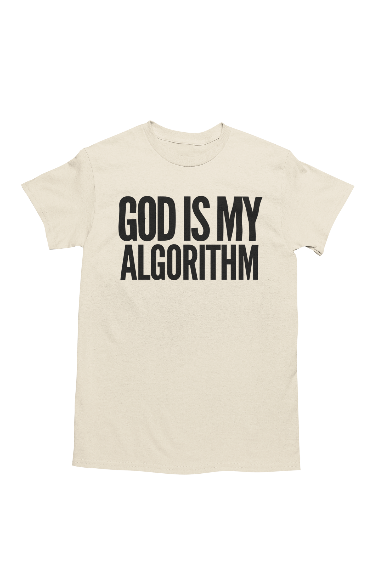Classic Tee — "God Is My Algorithm®" LIGHT-WEIGHT Unisex Tee