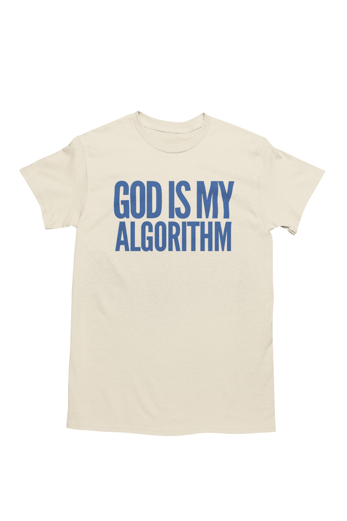 Classic Tee — "God Is My Algorithm®" LIGHT-WEIGHT Unisex Tee