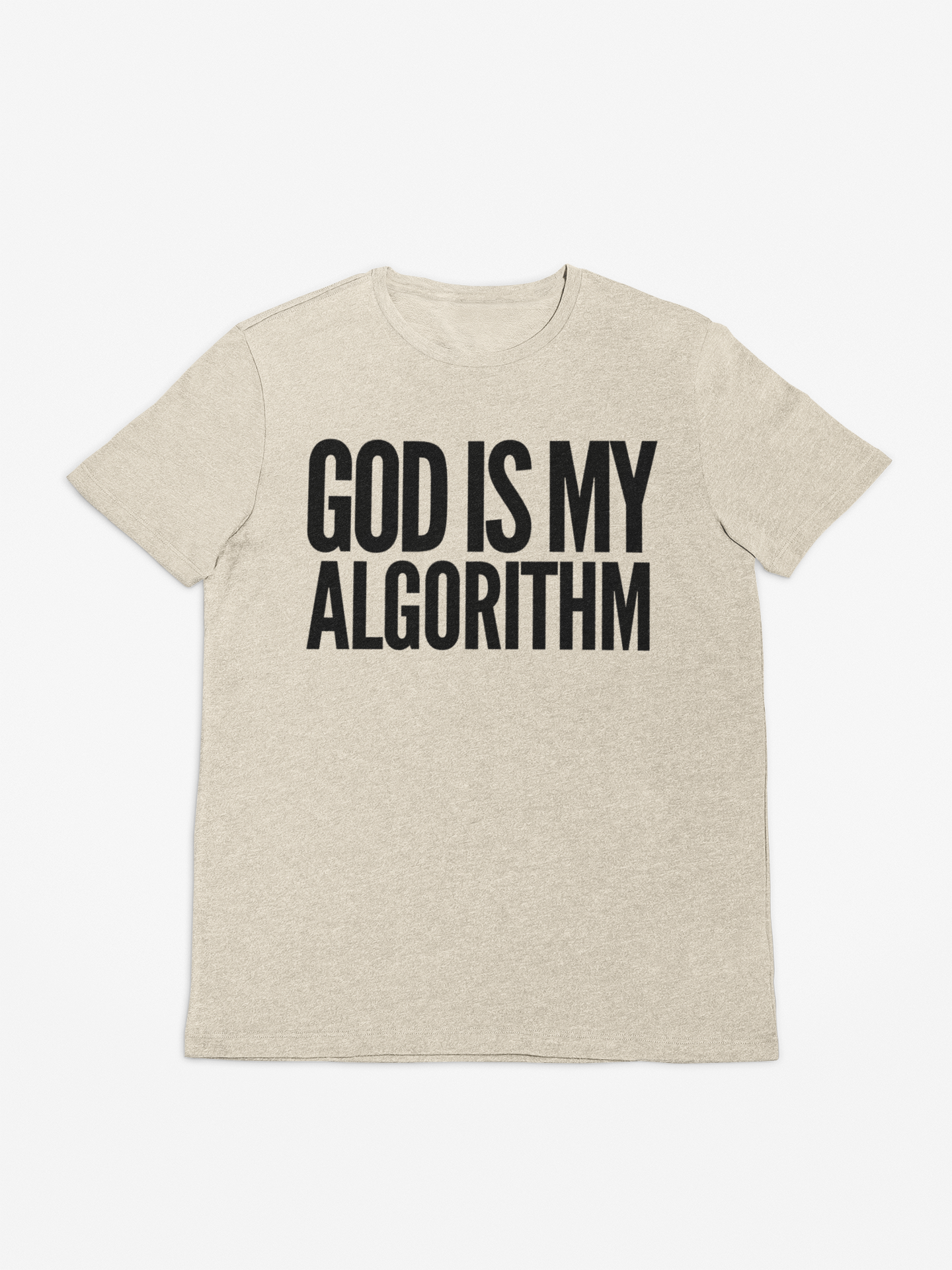 Classic Tee — "God Is My Algorithm®" LIGHT-WEIGHT Unisex Tee